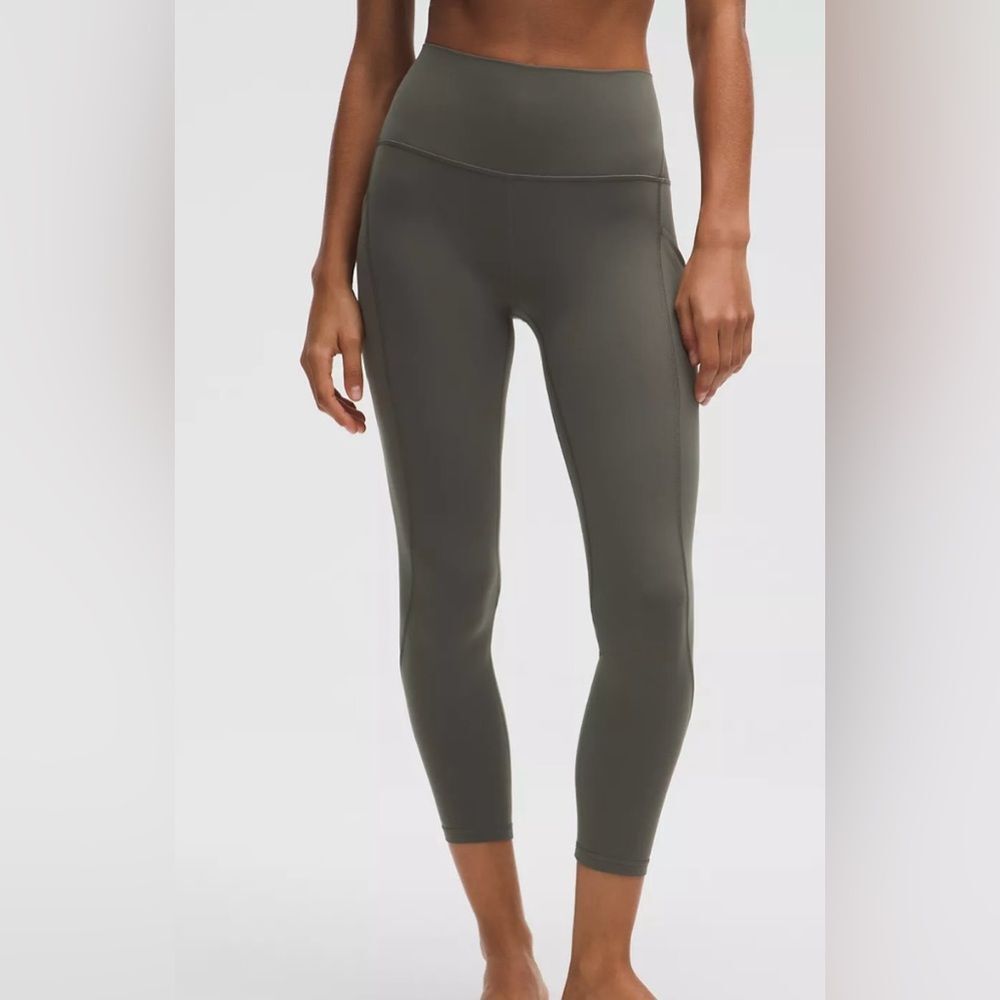 Lululemon Women's Olive Green Leggings sport Size 4